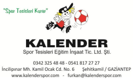 KALENDER SPOR TESİSLERİ EĞİTİM