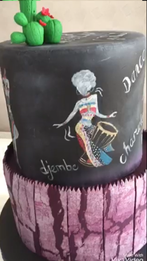 Karatahta modeli boyama pasta